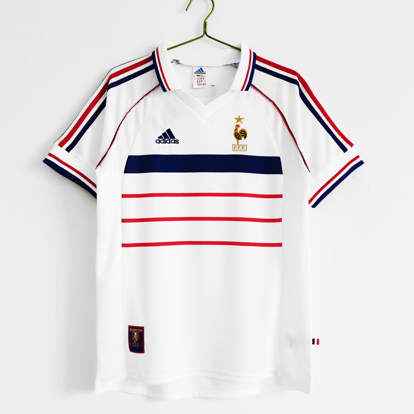 CAMISETA SEGUNDA EQUIPACIÓN FRANCIA 1998 - Imagen 8