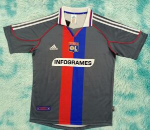 CAMISETA SEGUNDA EQUIPACIÓN LYON 2000/01