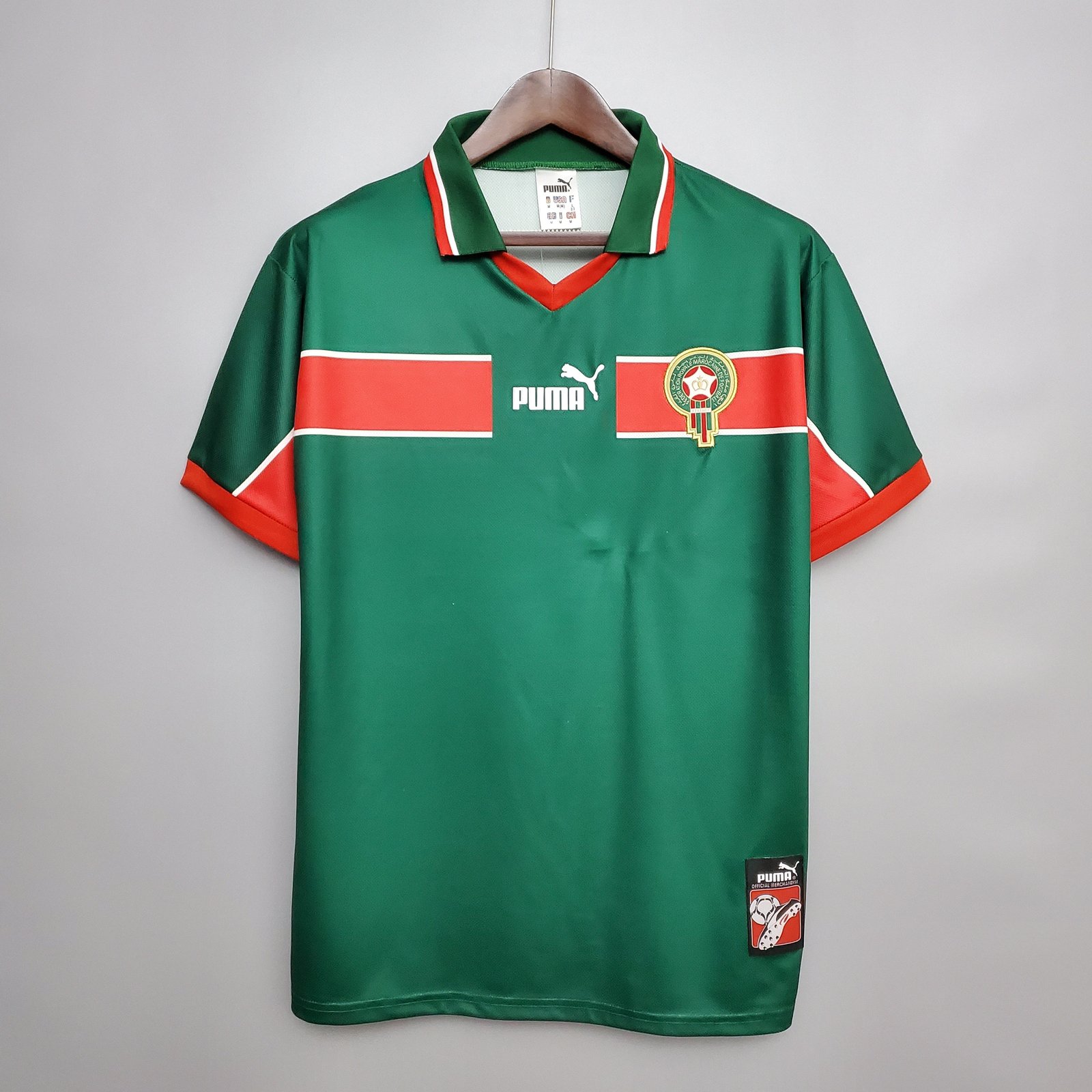 CAMISETA PRIMERA EQUIPACIÓN MARRUECOS 1998
