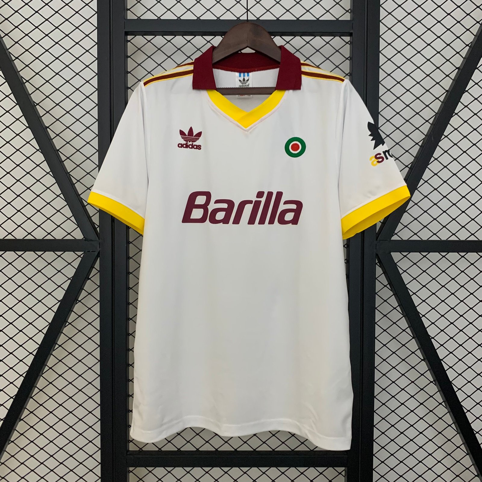 CAMISETA SEGUNDA EQUIPACIÓN AS ROMA 1991/92
