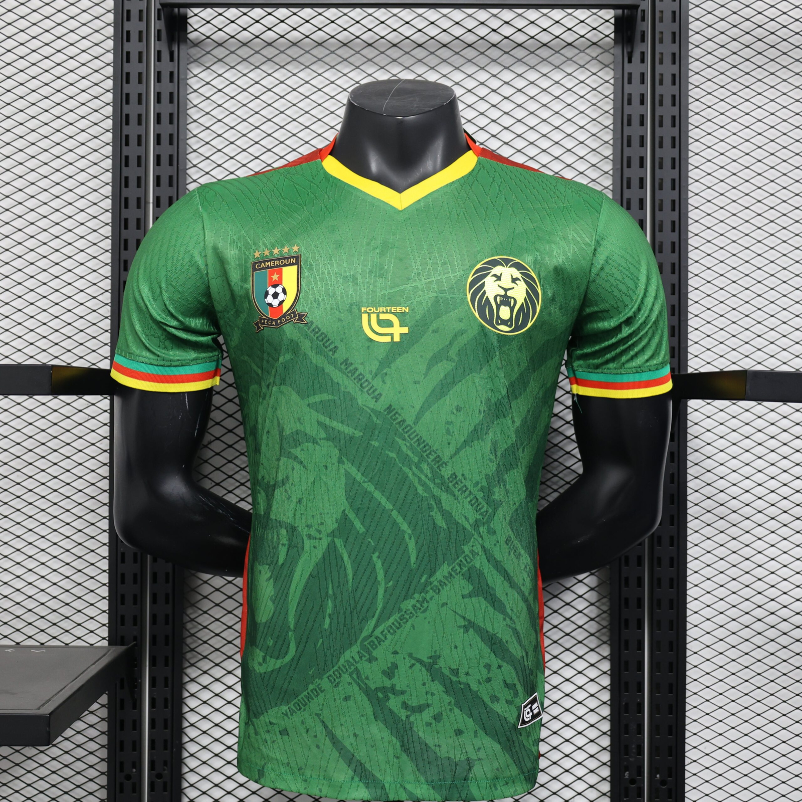 CAMISETA PRIMERA EQUIPACIÓN CAMERÚN 2025 VERSIÓN JUGADOR