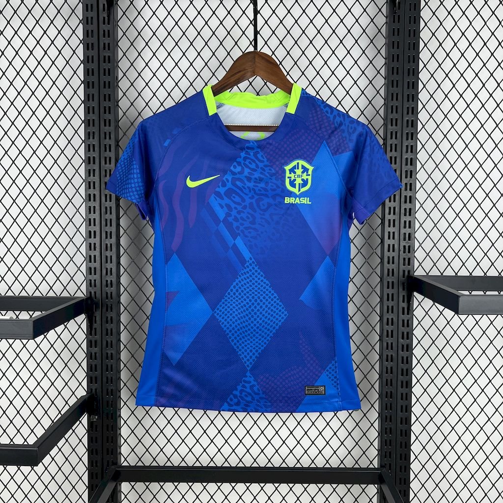 CAMISETA SEGUNDA EQUIPACIÓN BRASIL F 2025 VERSIÓN FEMENINA