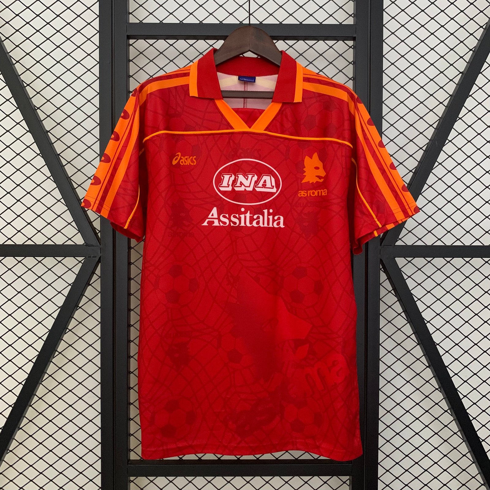 CAMISETA PRIMERA EQUIPACIÓN AS ROMA 1995/96