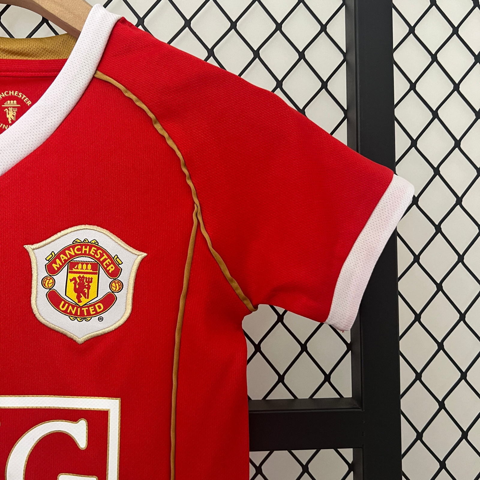 CAMISETA PRIMERA EQUIPACIÓN MANCHESTER UNITED 2006/07 INFANTIL - Imagen 5