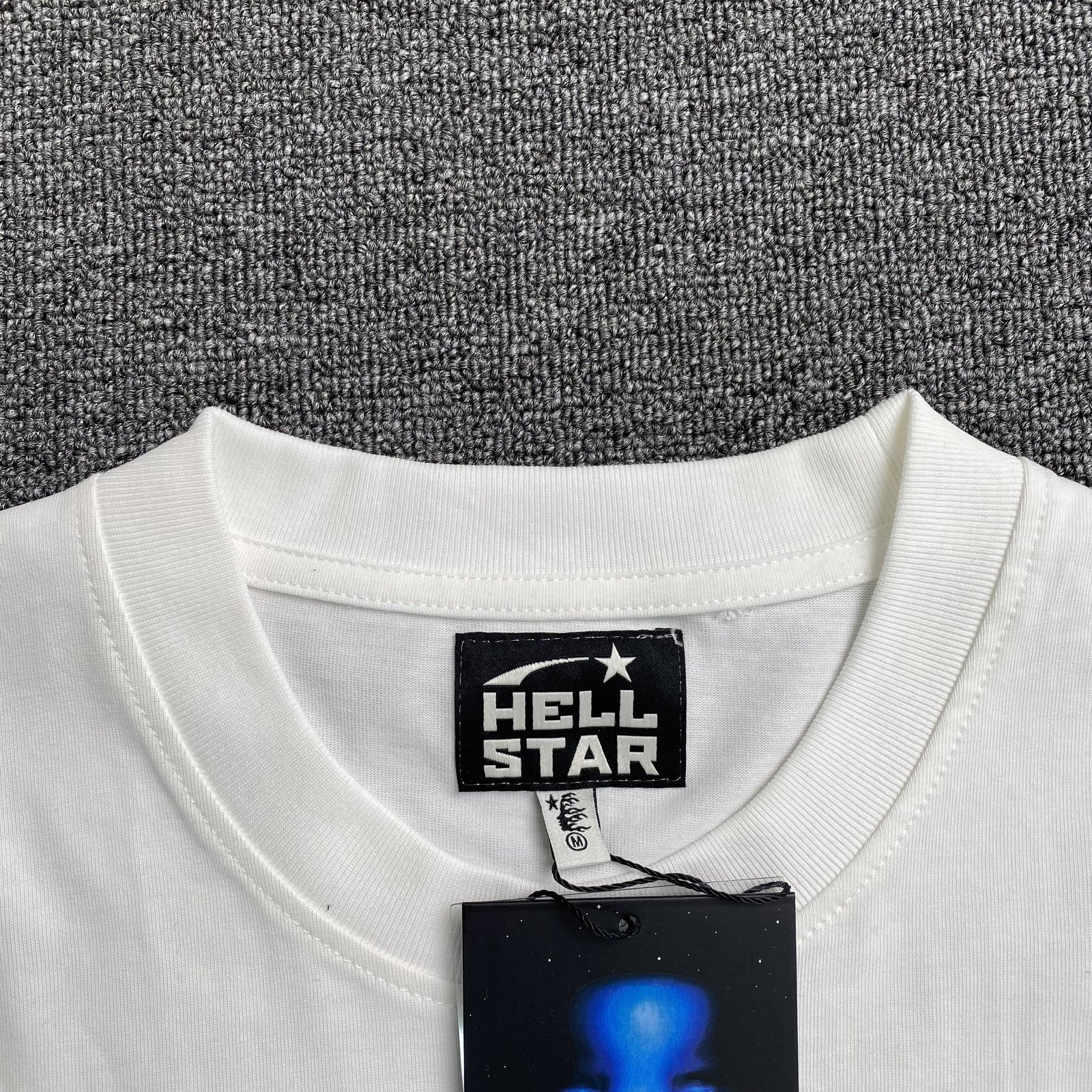 HELLSTAR CLASSIC LOGO GEL PRINT T-SHIRT - Imagen 4