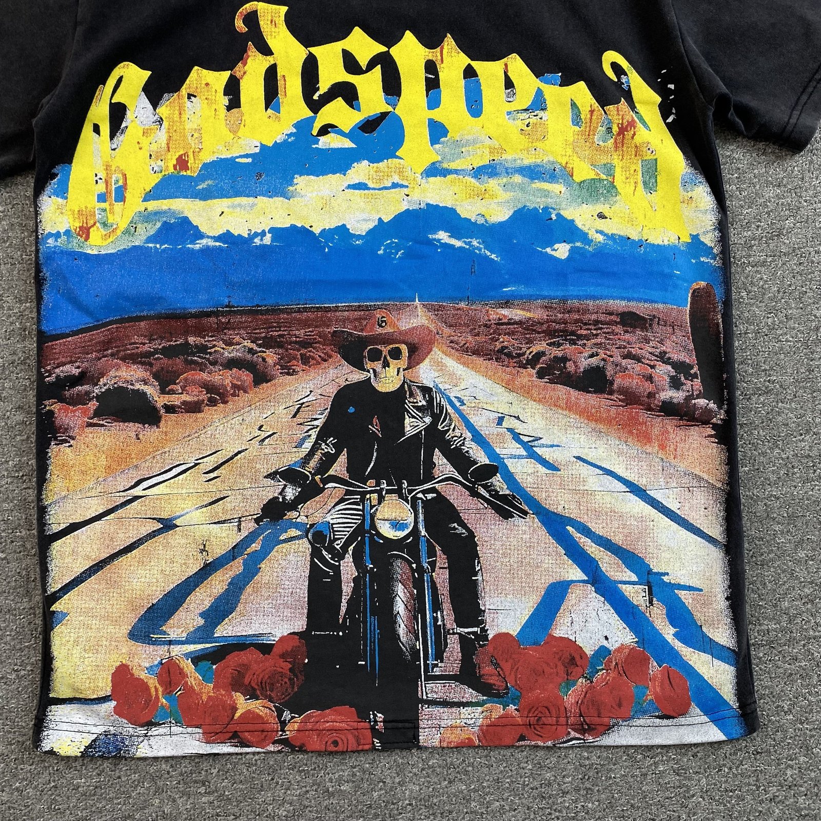 GODSPEED LONG LONELY ROAD T-SHIRT - Imagen 5
