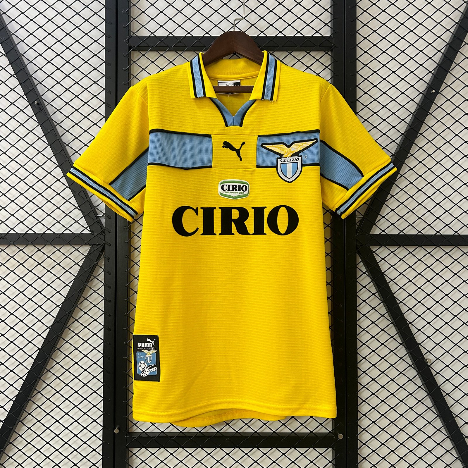 CAMISETA SEGUNDA EQUIPACIÓN LAZIO 1998/00