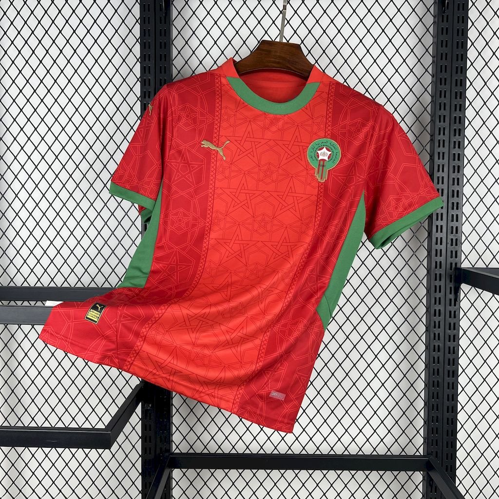CAMISETA PRIMERA EQUIPACIÓN MARRUECOS 2024 VERSIÓN FAN