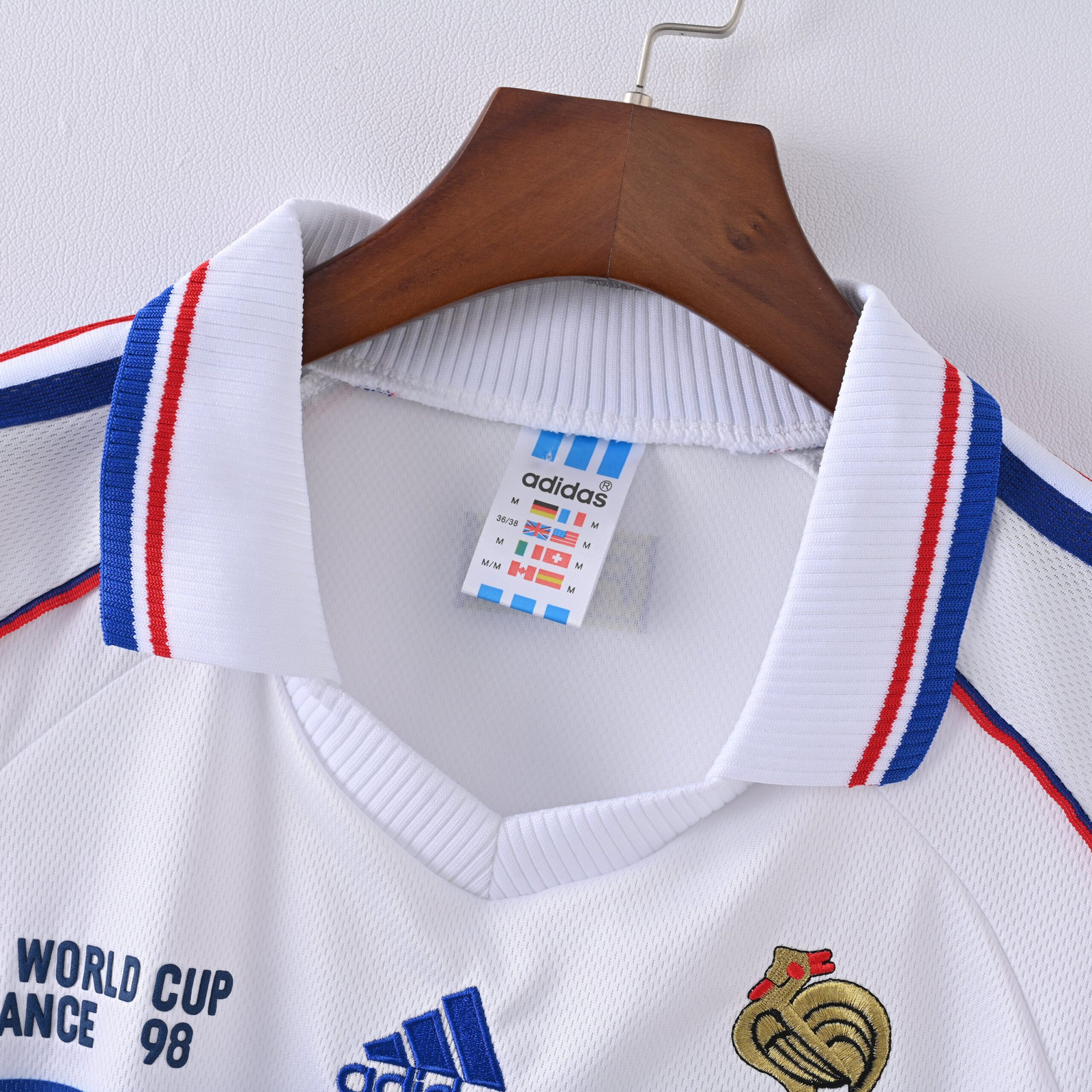 CAMISETA SEGUNDA EQUIPACIÓN FRANCIA 1998 - Imagen 2