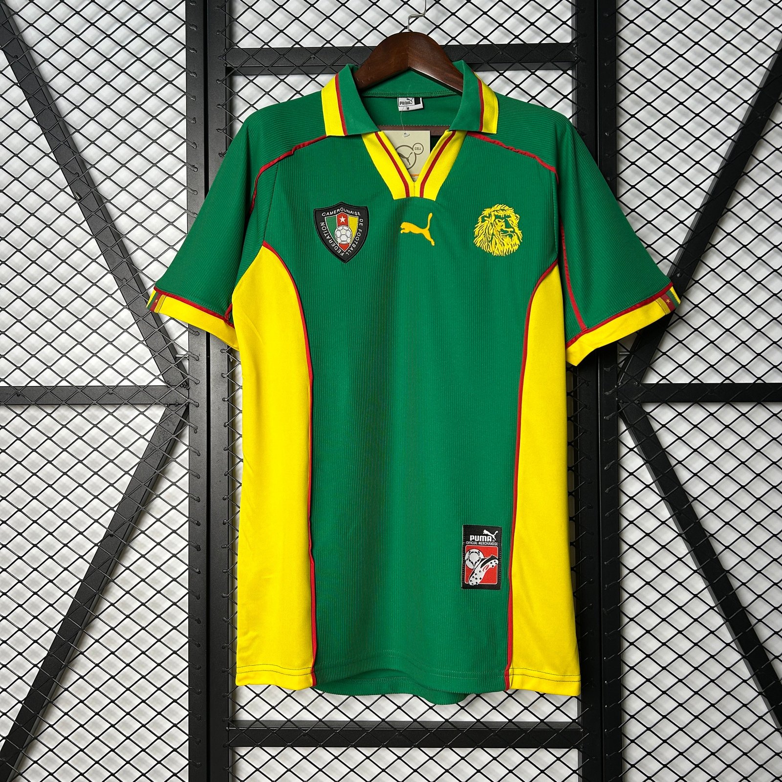 CAMISETA PRIMERA EQUIPACIÓN CAMERÚN 1998