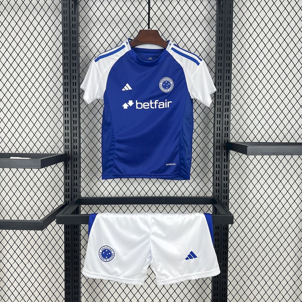 CAMISETA PRIMERA EQUIPACIÓN CRUZEIRO 2025 VERSIÓN INFANTIL