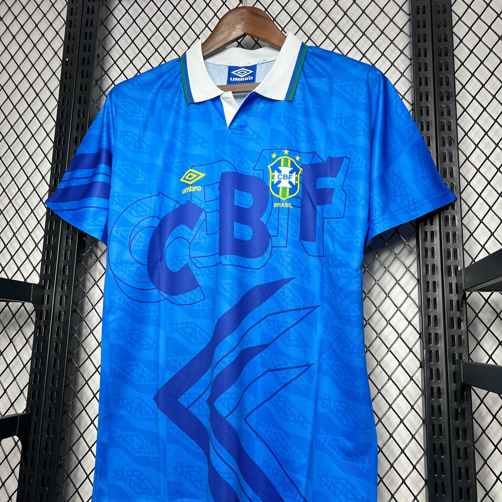 CAMISETA SEGUNDA EQUIPACIÓN BRASIL 1992/94 - Imagen 4