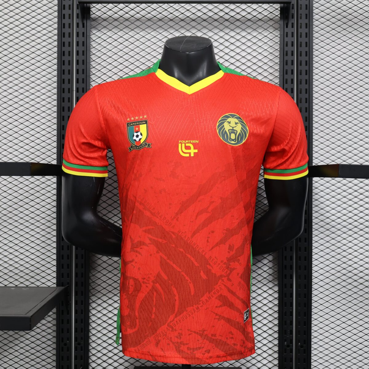 CAMISETA SEGUNDA EQUIPACIÓN CAMERÚN 2025 VERSIÓN JUGADOR
