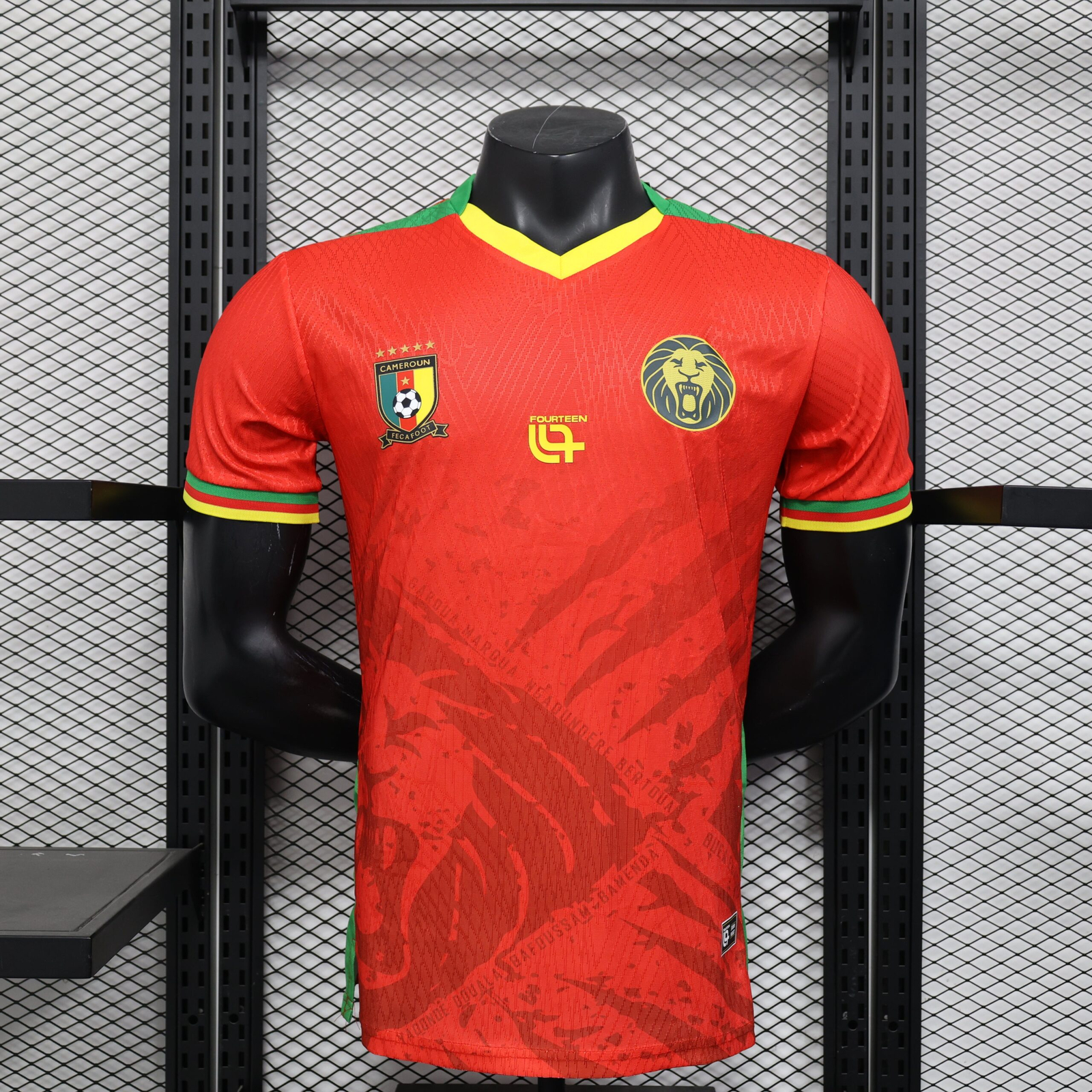 CAMISETA SEGUNDA EQUIPACIÓN CAMERÚN 2025 VERSIÓN JUGADOR
