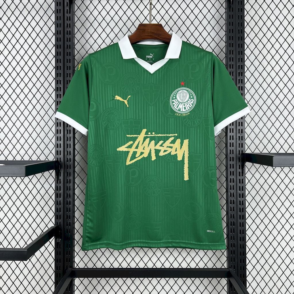 CAMISETA CONCEPTO PALMEIRAS STUSSY 2024 VERSIÓN FAN