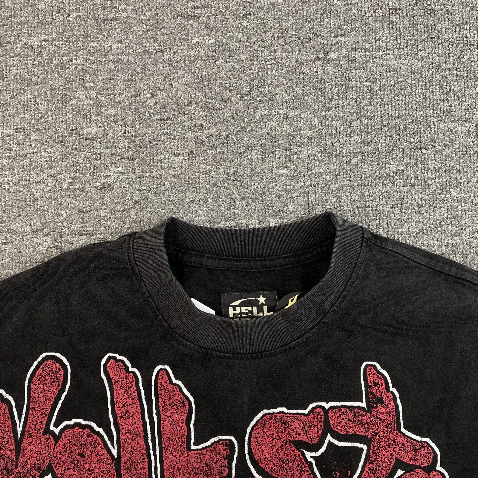 HELLSTAR BLOOD STAR BLACK T-SHIRT - Imagen 7