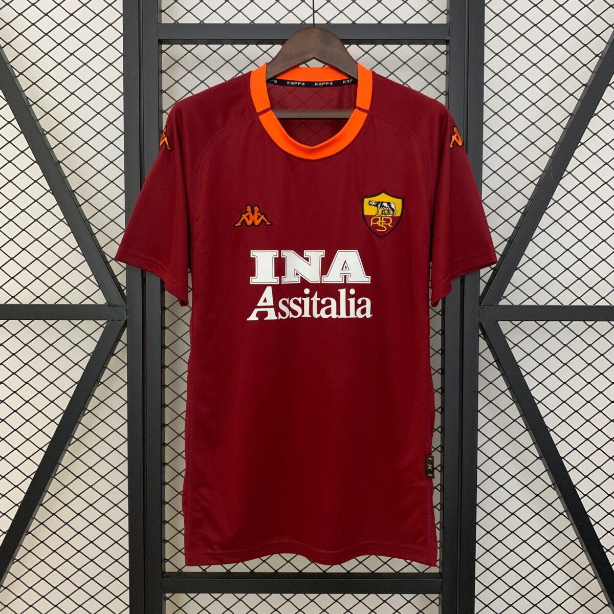 CAMISETA PRIMERA EQUIPACIÓN AS ROMA 2000/01