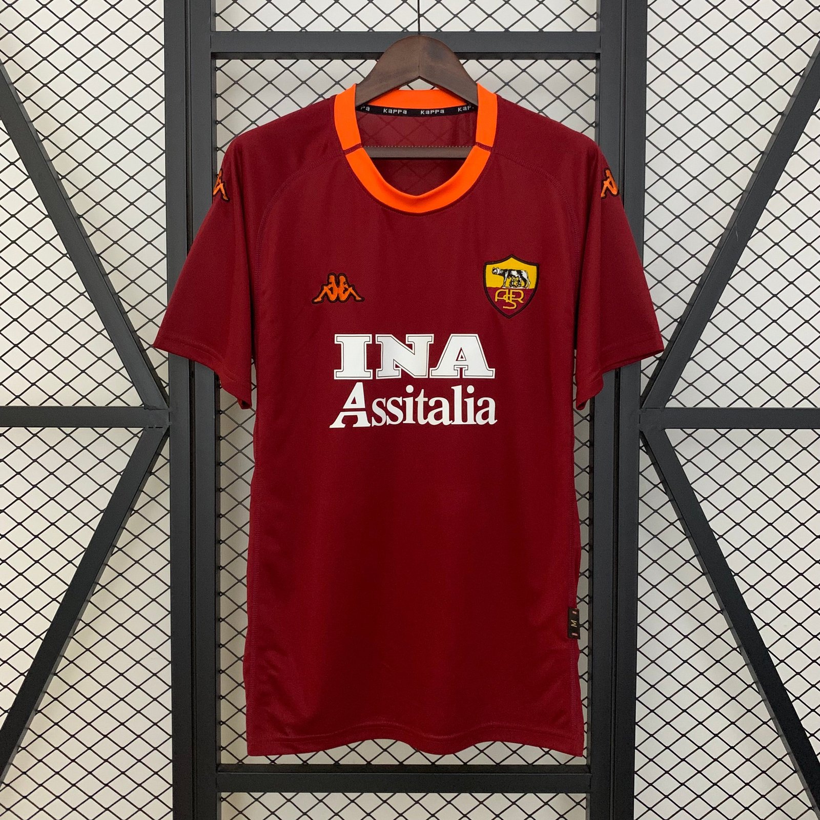 CAMISETA PRIMERA EQUIPACIÓN AS ROMA 2000/01