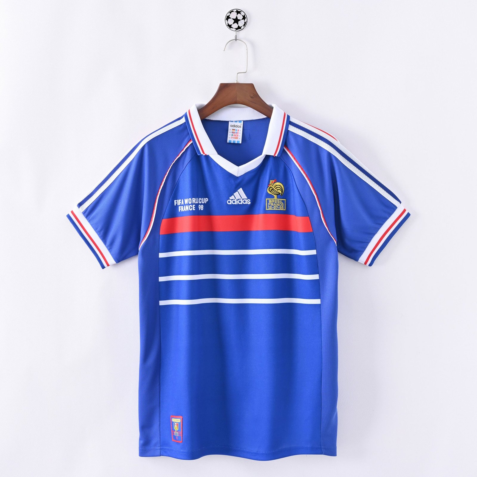 CAMISETA PRIMERA EQUIPACIÓN FRANCIA 1998