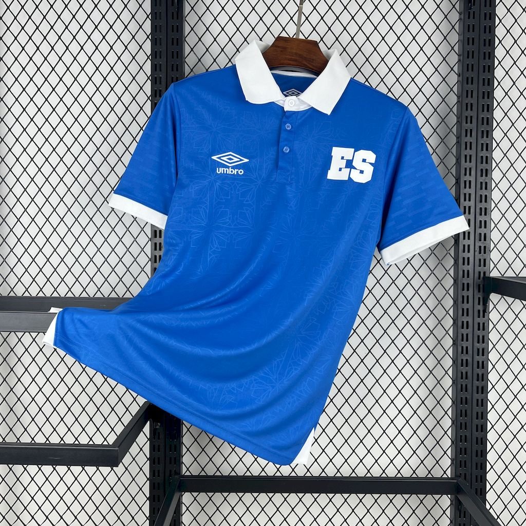 CAMISETA PRIMERA EQUIPACIÓN EL SALVADOR 2025 VERSIÓN FAN