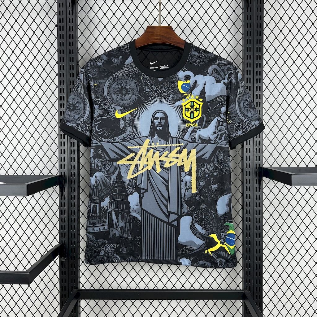 CAMISETA CONCEPTO BRASIL STUSSY 2024 VERSIÓN FAN