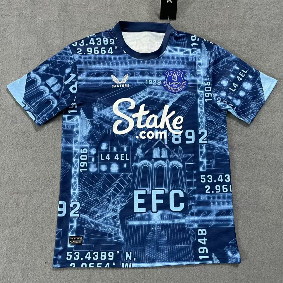 CAMISETA ENTRENAMIENTO EVERTON 24/25 VERSIÓN FAN