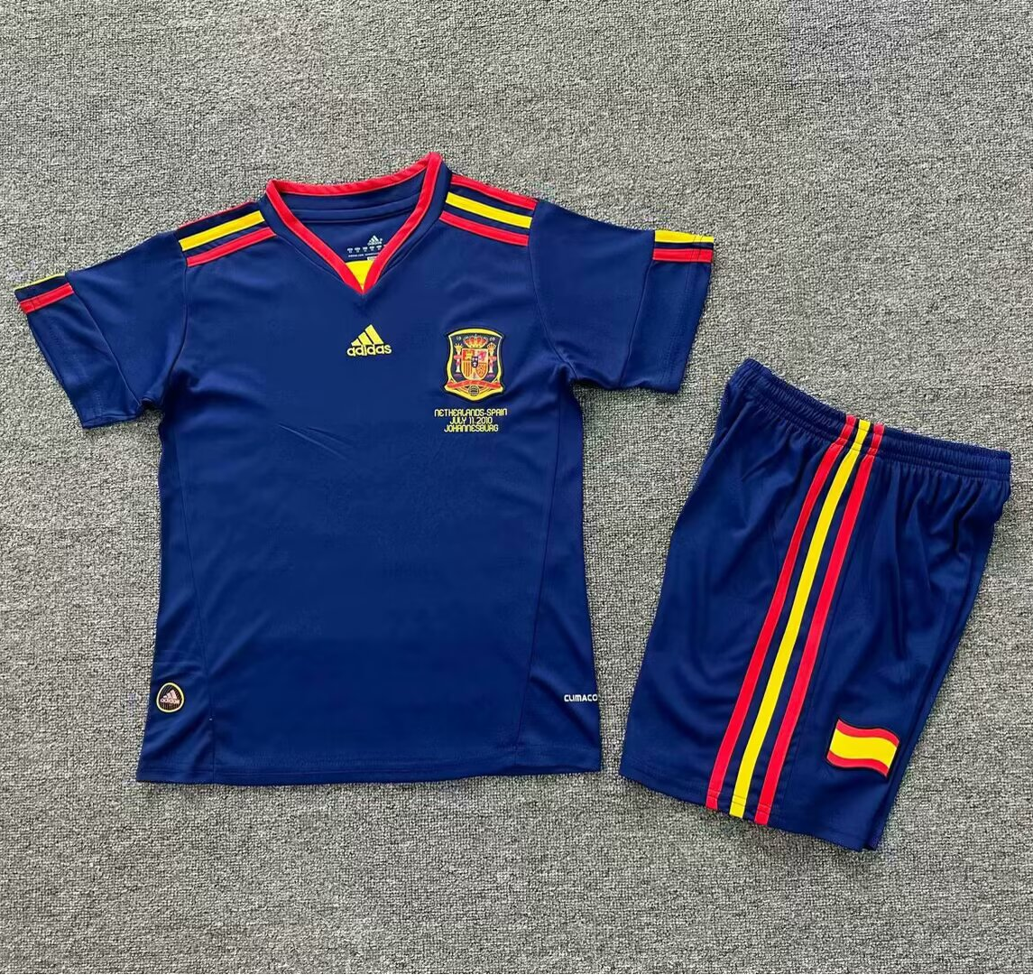 CAMISETA SEGUNDA EQUIPACIÓN ESPAÑA 2010 INFANTIL
