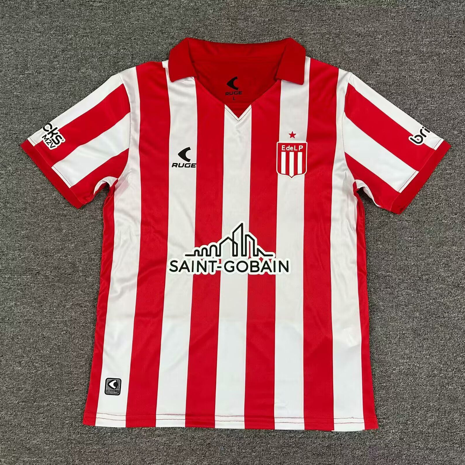 CAMISETA PRIMERA EQUIPACIÓN ESTUDIANTES DE LA PLATA 2025 VERSIÓN FAN