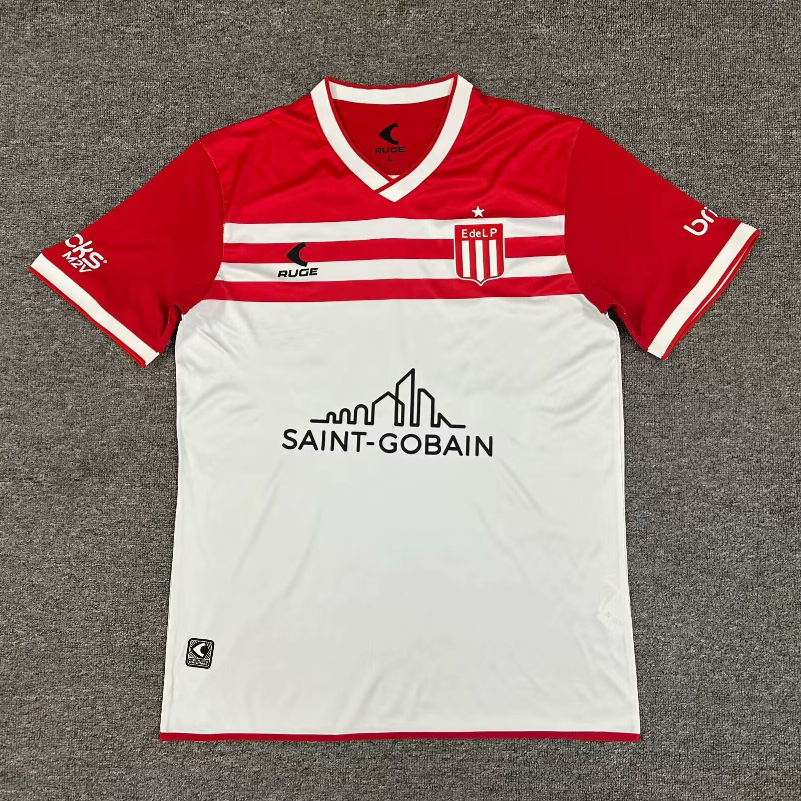 CAMISETA SEGUNDA EQUIPACIÓN ESTUDIANTES DE LA PLATA 2025 VERSIÓN FAN