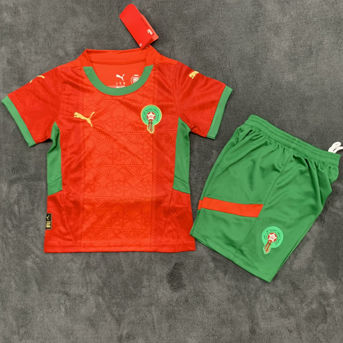 CAMISETA PRIMERA EQUIPACIÓN MARRUECOS 2024 VERSIÓN INFANTIL