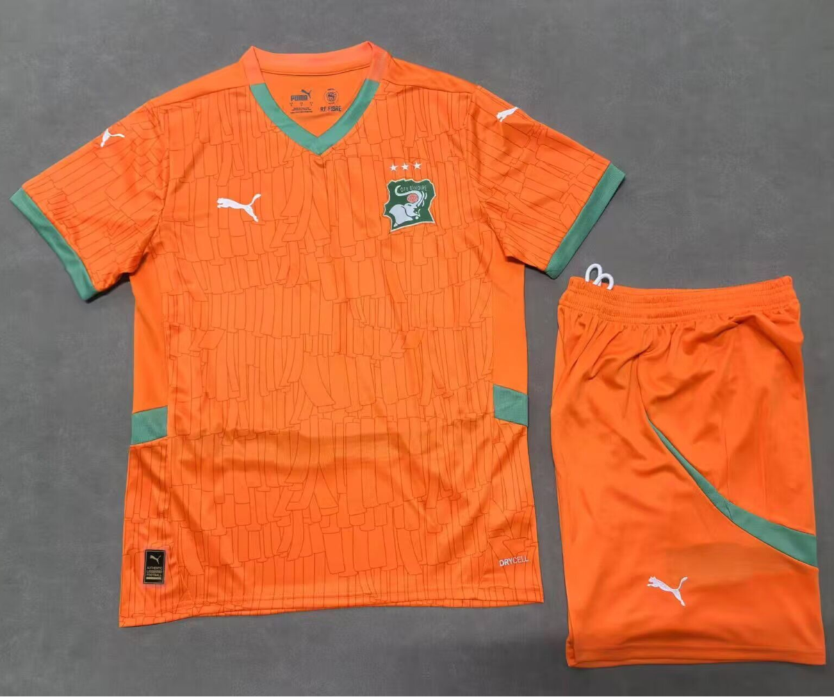 CAMISETA PRIMERA EQUIPACIÓN COSTA DE MARFIL 2024 VERSIÓN INFANTIL