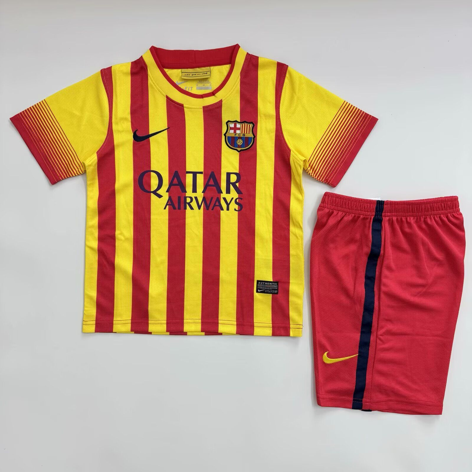 CAMISETA SEGUNDA EQUIPACIÓN BARCELONA 2013/14 INFANTIL