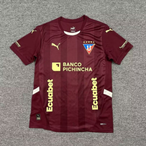 CAMISETA SEGUNDA EQUIPACIÓN LDU QUITO 2025 VERSIÓN FAN