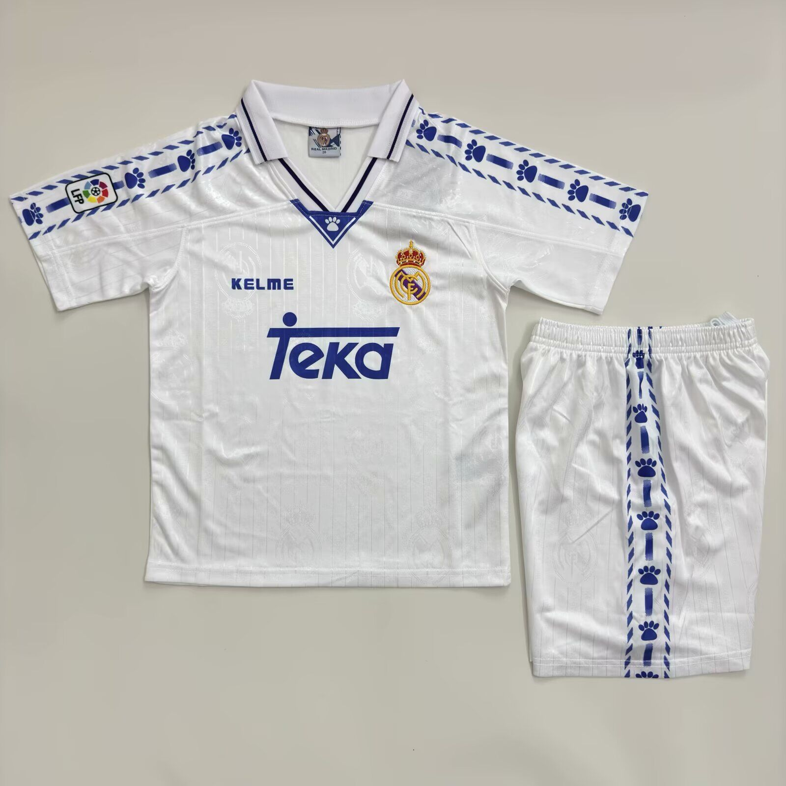CAMISETA PRIMERA EQUIPACIÓN REAL MADRID 1996/97 INFANTIL