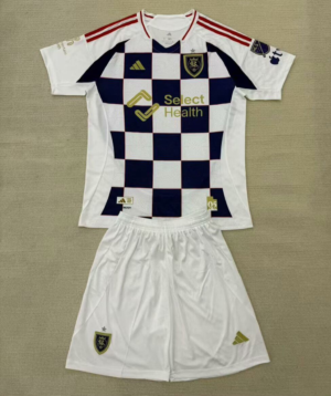 CAMISETA SEGUNDA EQUIPACIÓN REAL SALT LAKE 2025 VERSIÓN INFANTIL