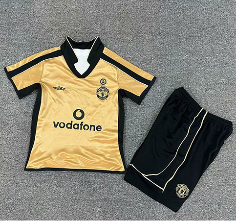 CAMISETA SEGUNDA Y TERCERA EQUIPACIÓN MANCHESTER UNITED 2001/02 INFANTIL