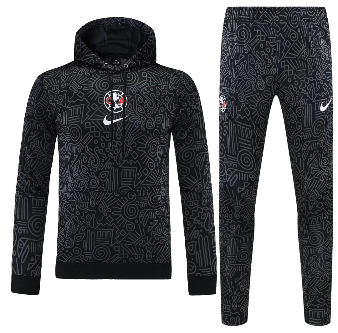 CONJUNTO DE BUZO SIN CIERRE CON GORRO CLUB AMÉRICA