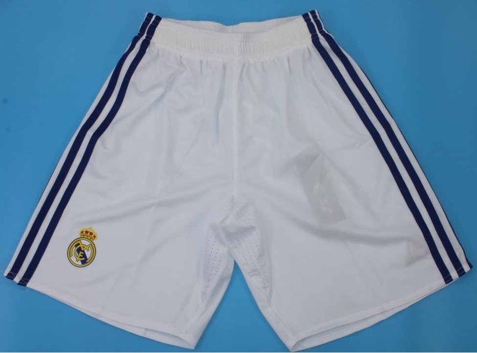 SHORTS RETRO PRIMERA EQUIPACIÓN REAL MADRID 2012/13