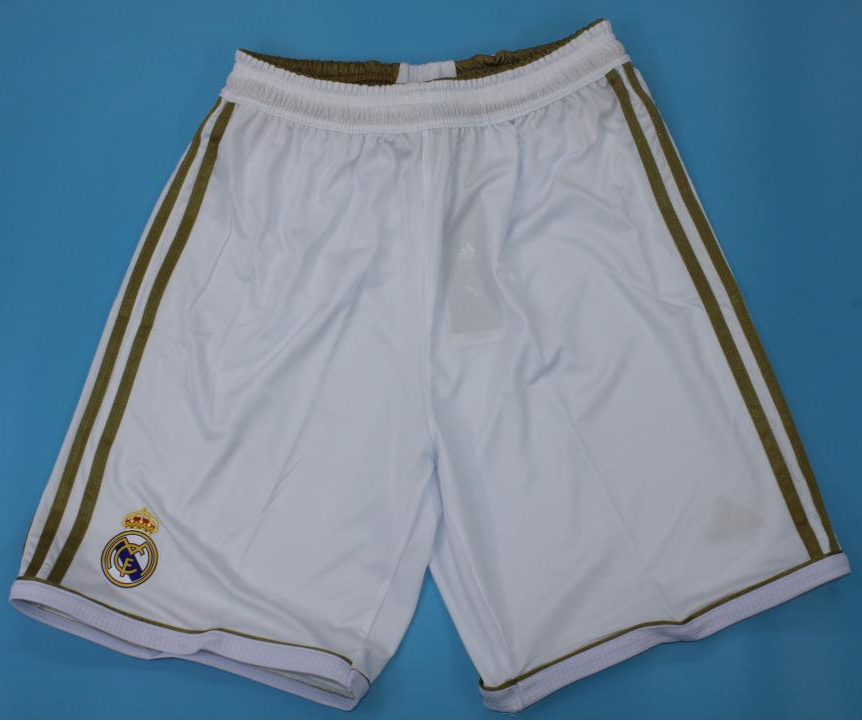 SHORTS RETRO PRIMERA EQUIPACIÓN REAL MADRID 2011/12