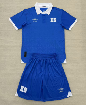 CAMISETA PRIMERA EQUIPACIÓN EL SALVADOR 2025 VERSIÓN INFANTIL