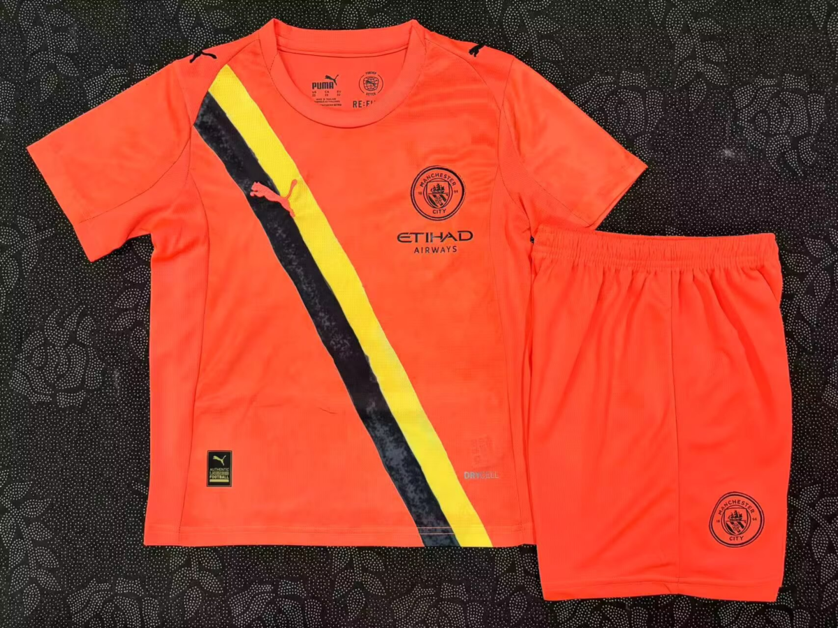 CAMISETA ARQUERO MANCHESTER CITY 2025 VERSIÓN INFANTIL