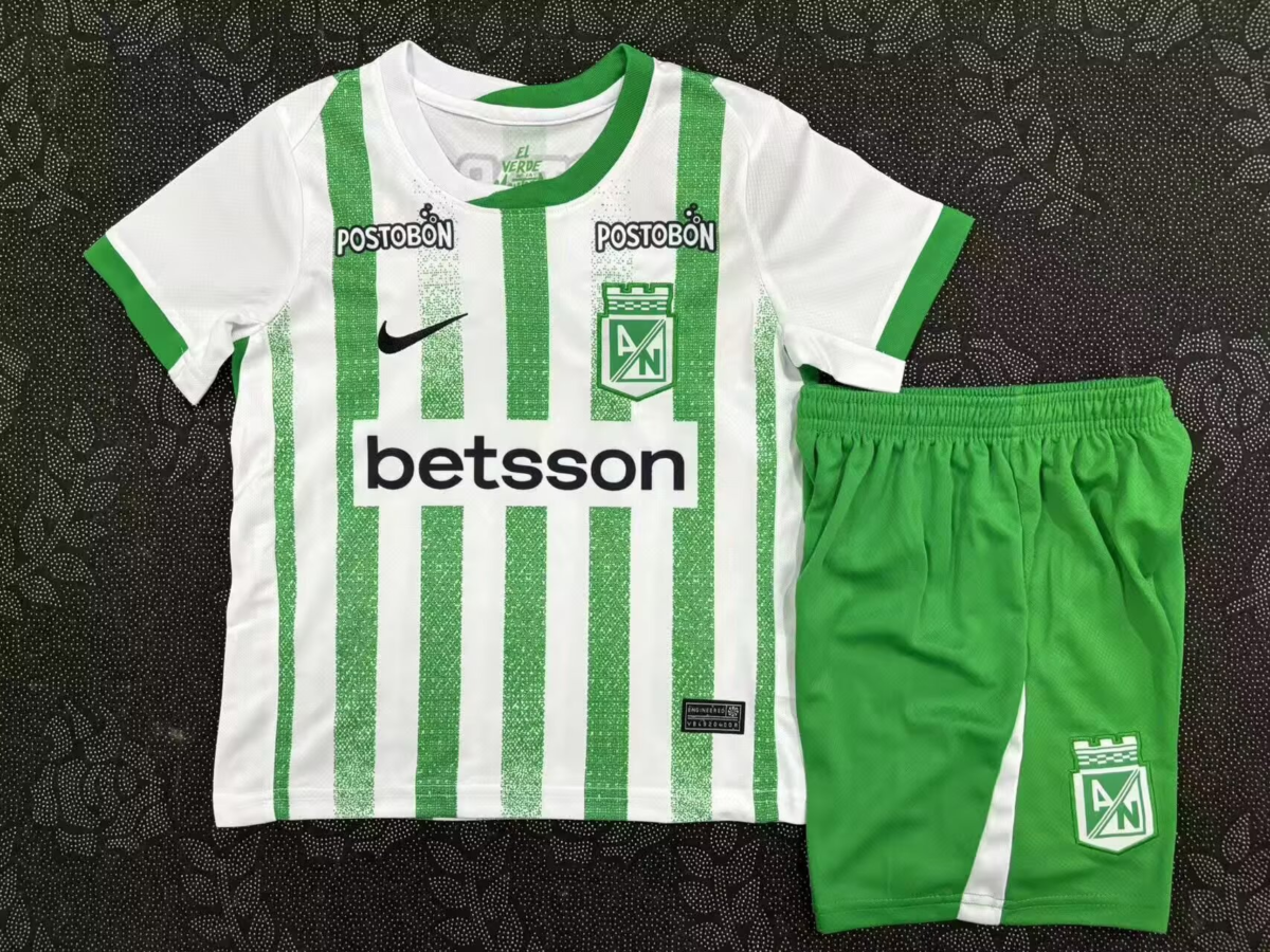 CAMISETA PRIMERA EQUIPACIÓN ATLÉTICO NACIONAL 2025 VERSIÓN INFANTIL