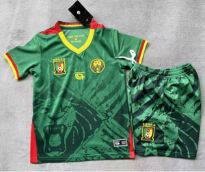 CAMISETA PRIMERA EQUIPACIÓN CAMERÚN 2025 VERSIÓN INFANTIL