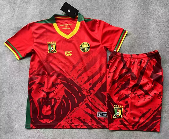 CAMISETA SEGUNDA EQUIPACIÓN CAMERÚN 2025 VERSIÓN INFANTIL