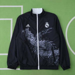 CORTAVIENTOS RETRO REAL MADRID REVERSIBLE