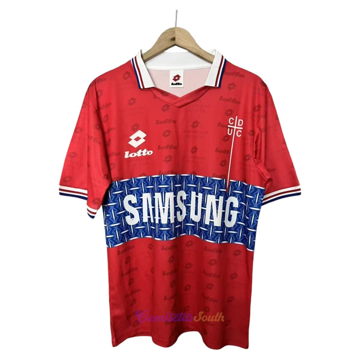 CAMISETA SEGUNDA EQUIPACIÓN U. CATÓLICA 1996