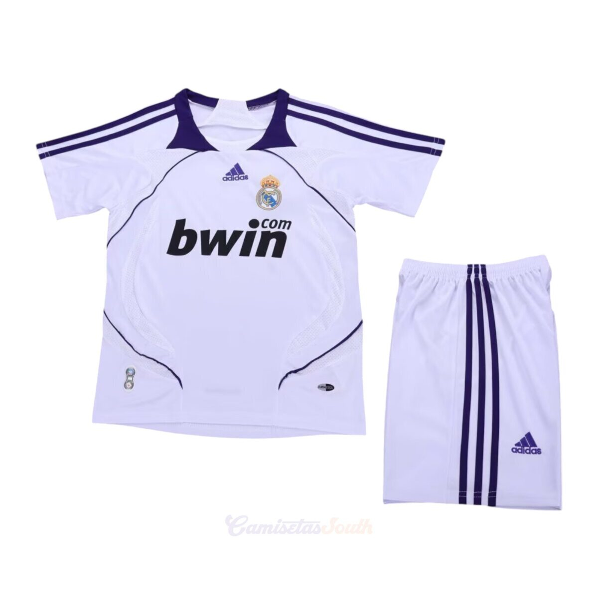 CAMISETA PRIMERA EQUIPACIÓN REAL MADRID 2007/08 INFANTIL