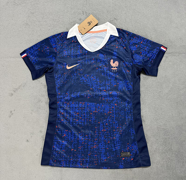 CAMISETA PRIMERA EQUIPACIÓN FRANCIA F 2025 VERSIÓN FEMENINA
