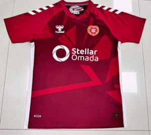 CAMISETA PRIMERA EQUIPACIÓN HEARTS 25/26 VERSIÓN FAN