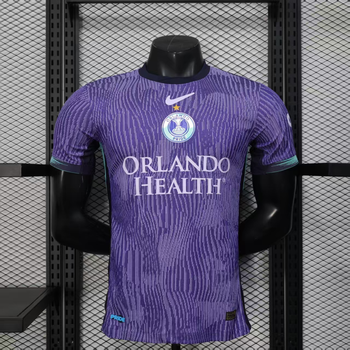 CAMISETA PRIMERA EQUIPACIÓN ORLANDO PRIDE 2025 VERSIÓN JUGADOR